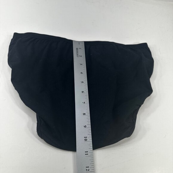 Fruit Of The Loom Women's Size 9 Panty Brief Hi Cut Black New Without Tags - Picture 6 of 6